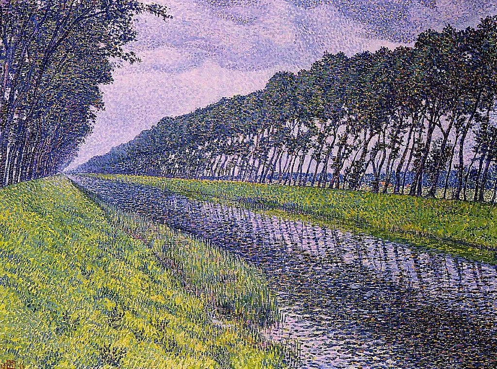 Il canale nelle Fiandre col maltempo, 1894